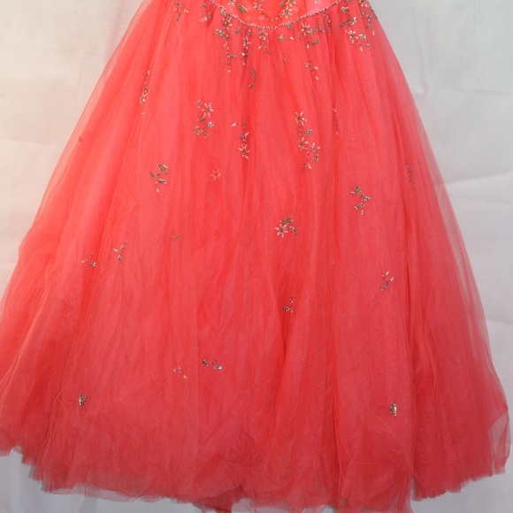 PROM PINK TULLE BEADS SEQUINS SZ 20 ALYCE Designs. - Picture 11 of 11